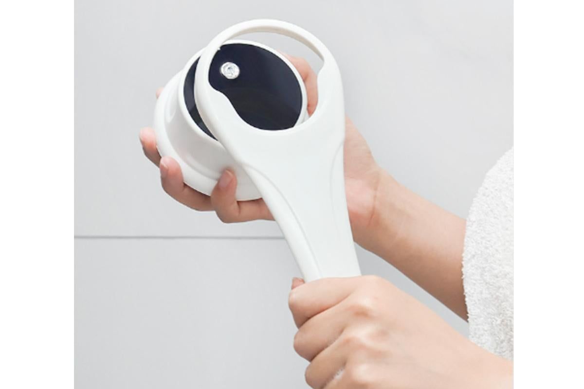 Electric Back Scrubber Body Brush Exfoliating Bath Brush for Shower - Gray - Image 5