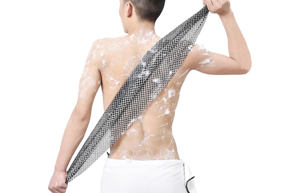 Back Scrubber for Shower Exfoliating Body Scrubber Bath Towel Shower Back Washer Scrub Wash Cloth Exfoliating Washcloth Towel for Men Women - Image 4