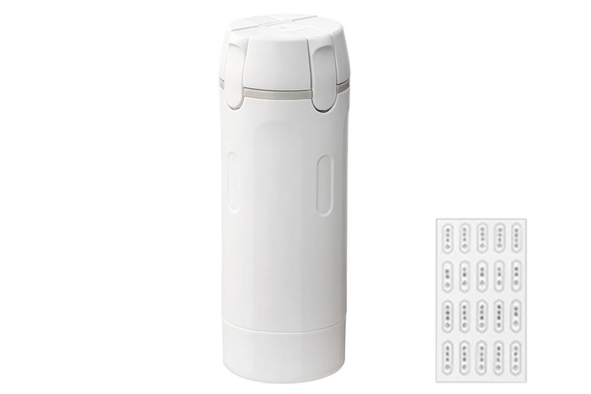 4 in 1 Travel Dispenser with 30ml Travel Bottles Travel Bottles for Shampoo Lotion - White - Image 8