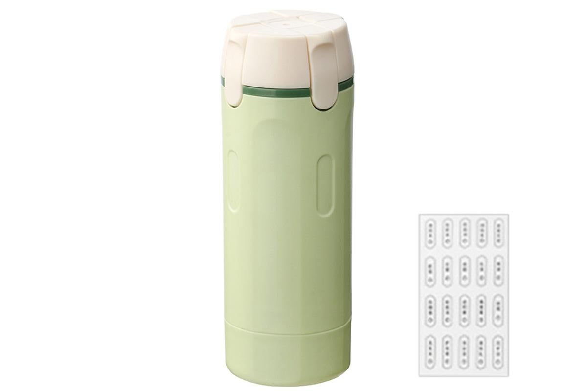 4 in 1 Travel Dispenser with 30ml Travel Bottles Travel Bottles for Shampoo Lotion - Green - Image 7