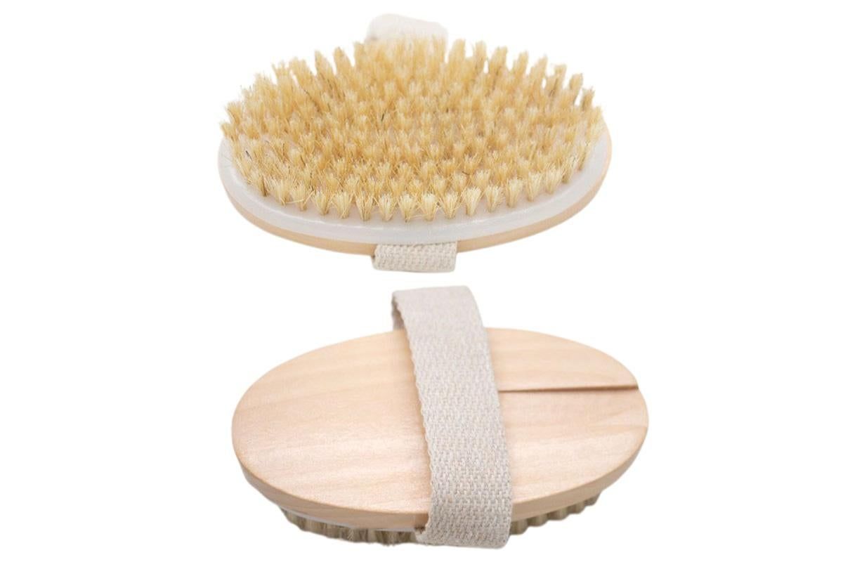 2 Pieces Long Handle Back Shower Brush with Detachable Hand Strap - Image 3