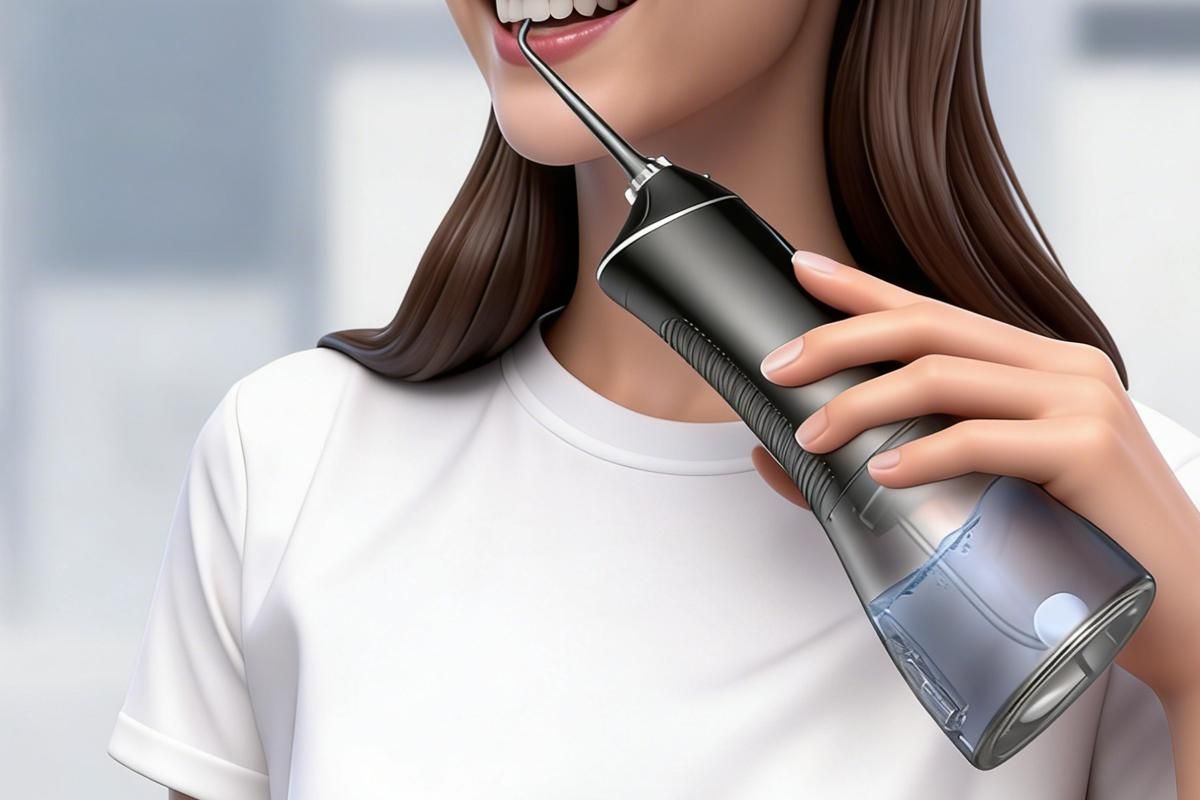 Water Dental Flosser Pick for Teeth 5 Modes Cordless Portable 320ML Larger Tank Water Teeth Cleaner IPX7 Waterproof Flossing Cleaning Picks for Home Travel - Image 3
