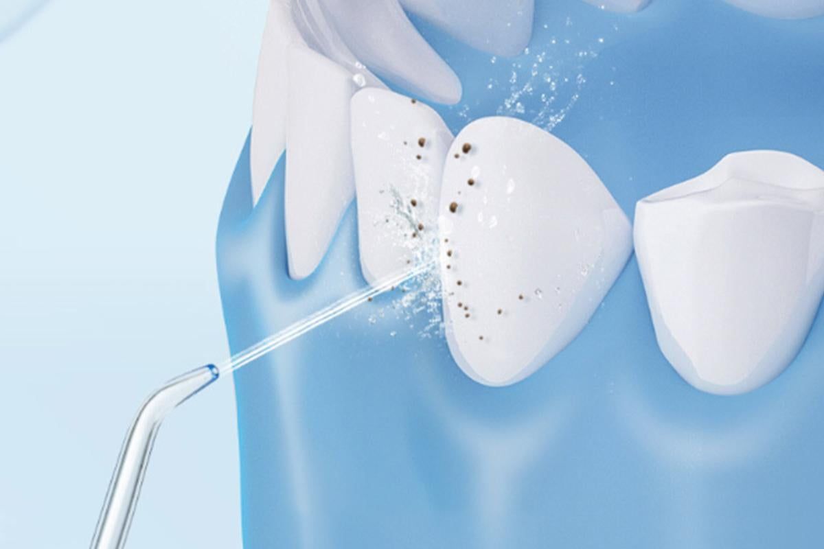 Water Dental Flosser Pick for Teeth 5 Modes Cordless Portable 320ML Larger Tank Water Teeth Cleaner IPX7 Waterproof Flossing Cleaning Picks for Home Travel - Image 4