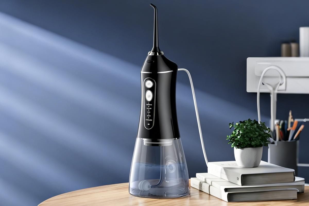 Water Dental Flosser Pick for Teeth 5 Modes Cordless Portable 320ML Larger Tank Water Teeth Cleaner IPX7 Waterproof Flossing Cleaning Picks for Home Travel - Image 6