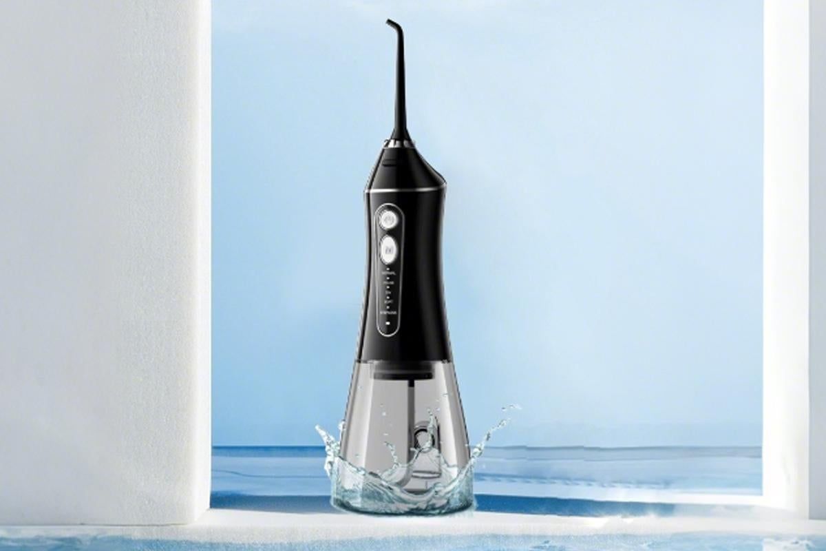 Water Dental Flosser Pick for Teeth 5 Modes Cordless Portable 320ML Larger Tank Water Teeth Cleaner IPX7 Waterproof Flossing Cleaning Picks for Home Travel - Image 7