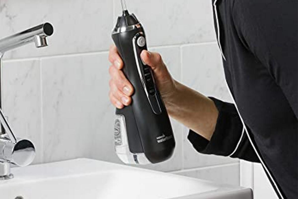 Cordless Electric Water Flosser Dental Oral Irrigator Water Teeth Cleaner Picks for Home Travel with 7 Jet Tips Dental Care -Black - Image 4
