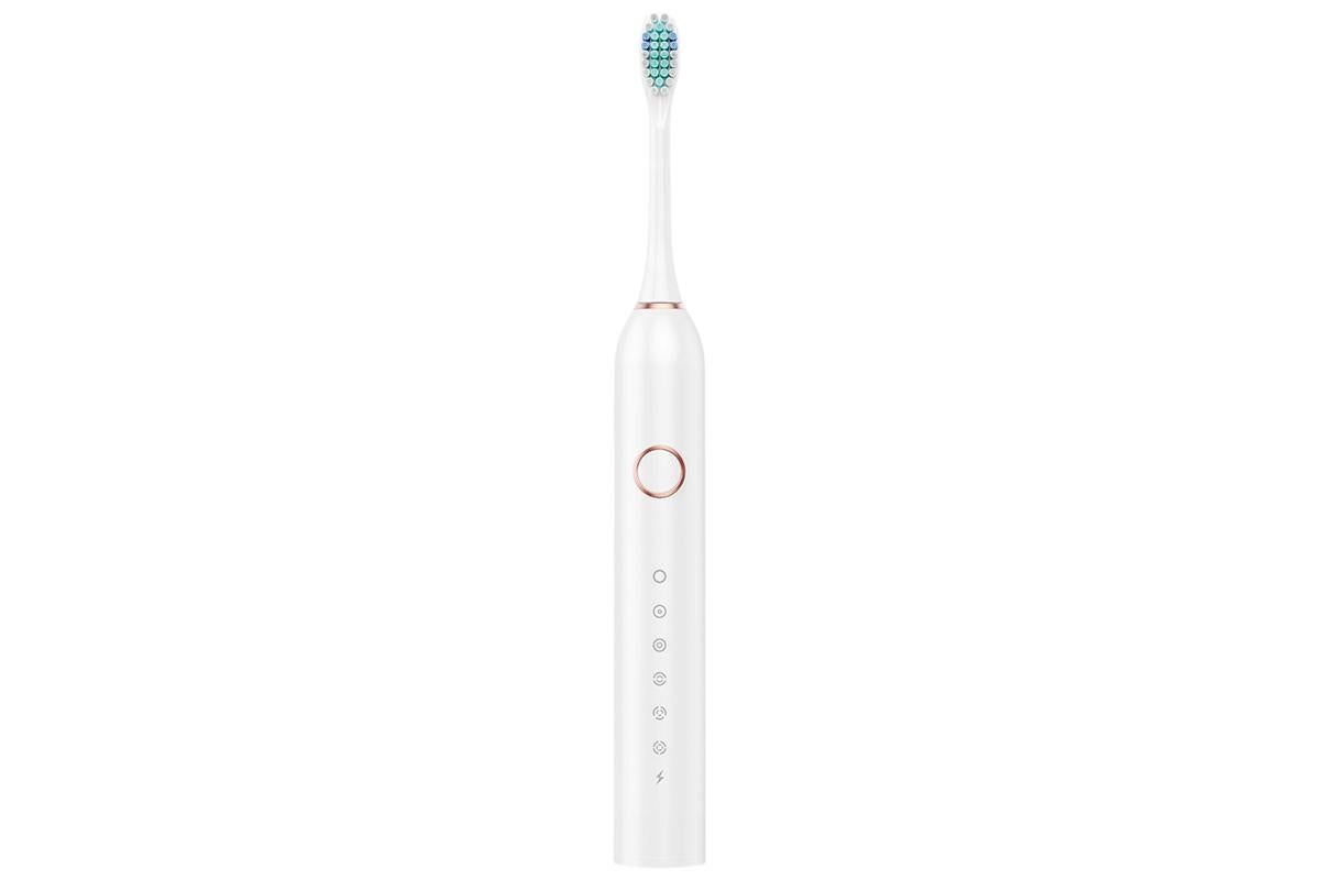22000 VPM Electric Toothbrush for Adults with 10 Brush Heads and 6 Modes Toothbrush Sets - White - Image 3