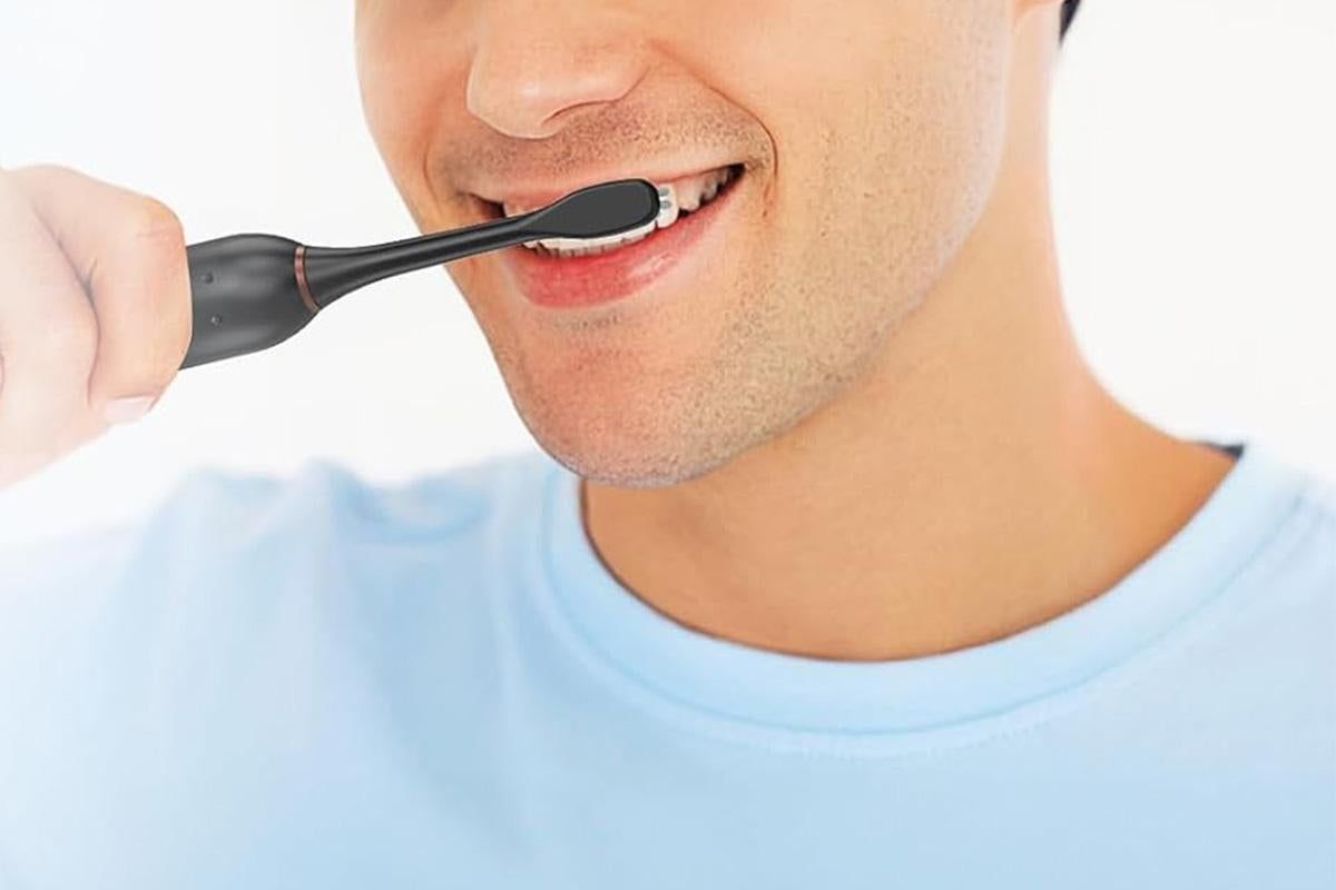 22000 VPM Electric Toothbrush for Adults with 10 Brush Heads and 6 Modes Toothbrush Sets - Black - Image 4