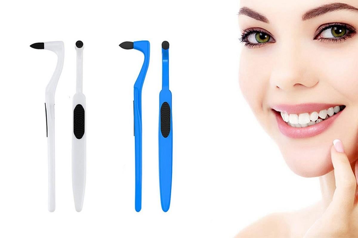 2PCS Teeth Stain Remover Tooth Cleaner Dental Cleaning Tool - Image 1