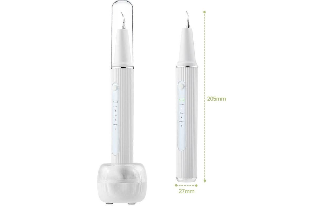 Teeth Cleaning Kit Plaque Remover Tartar Remover with 4 Replaceable Heads Rechargeable Teeth Cleaning Plaque Remover for Home - Image 5
