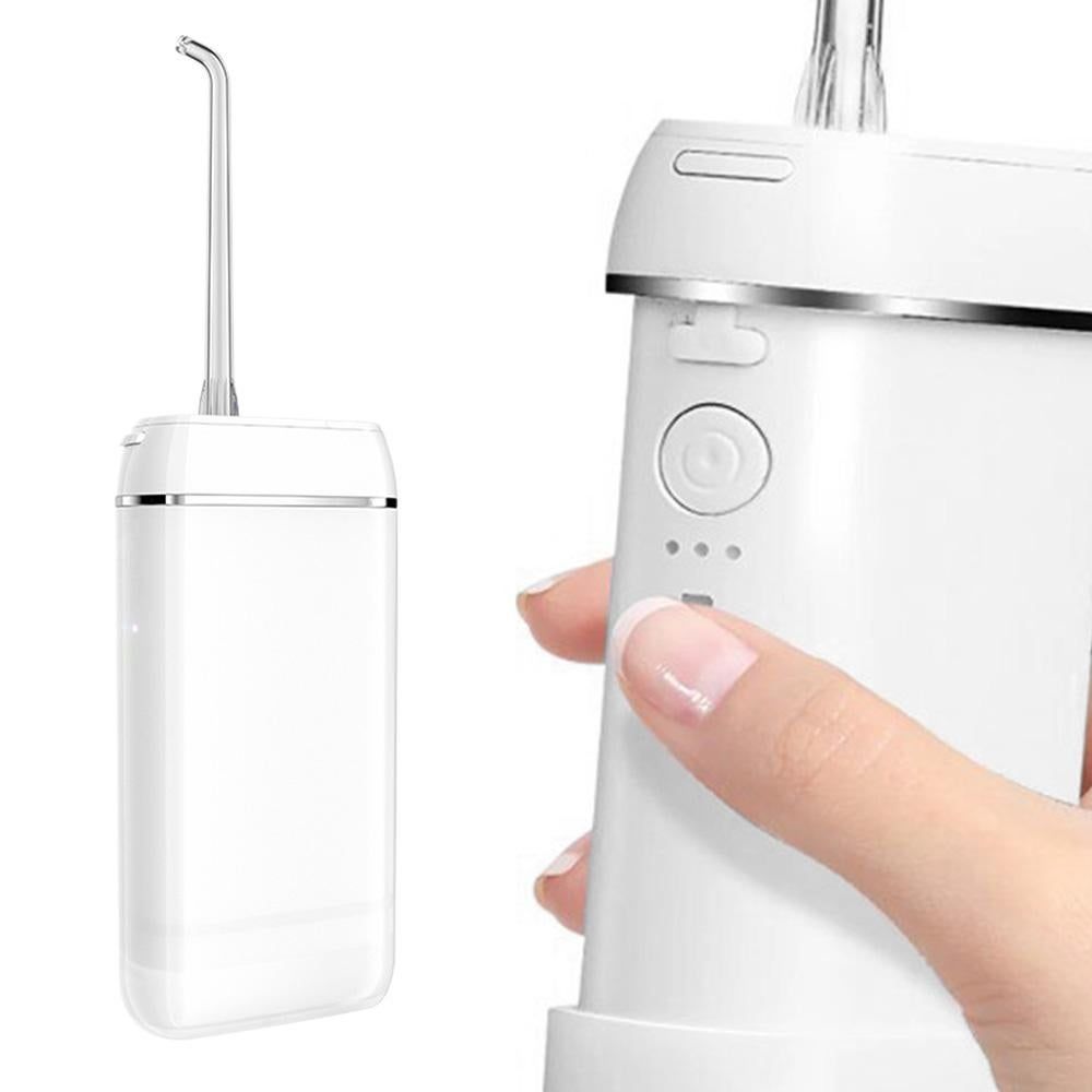 Water Flosser 3 Modes and IPX7 Waterproof Travel Water Flossers for Teeth and Braces - White - Image 5