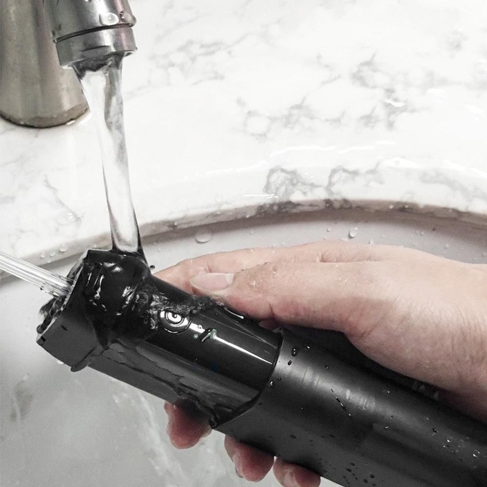 Water Flosser 3 Modes and IPX7 Waterproof Travel Water Flossers for Teeth and Braces - Black - Image 3