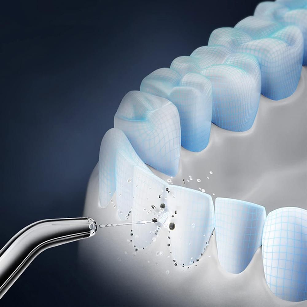 Water Flosser 3 Modes and IPX7 Waterproof Travel Water Flossers for Teeth and Braces - Black - Image 4