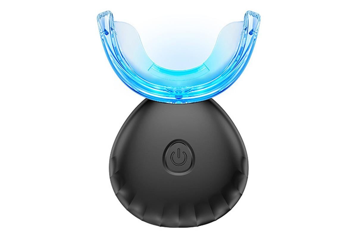 Portable Teeth Whitening Kit with Blue Light Technology - Black - Image 2