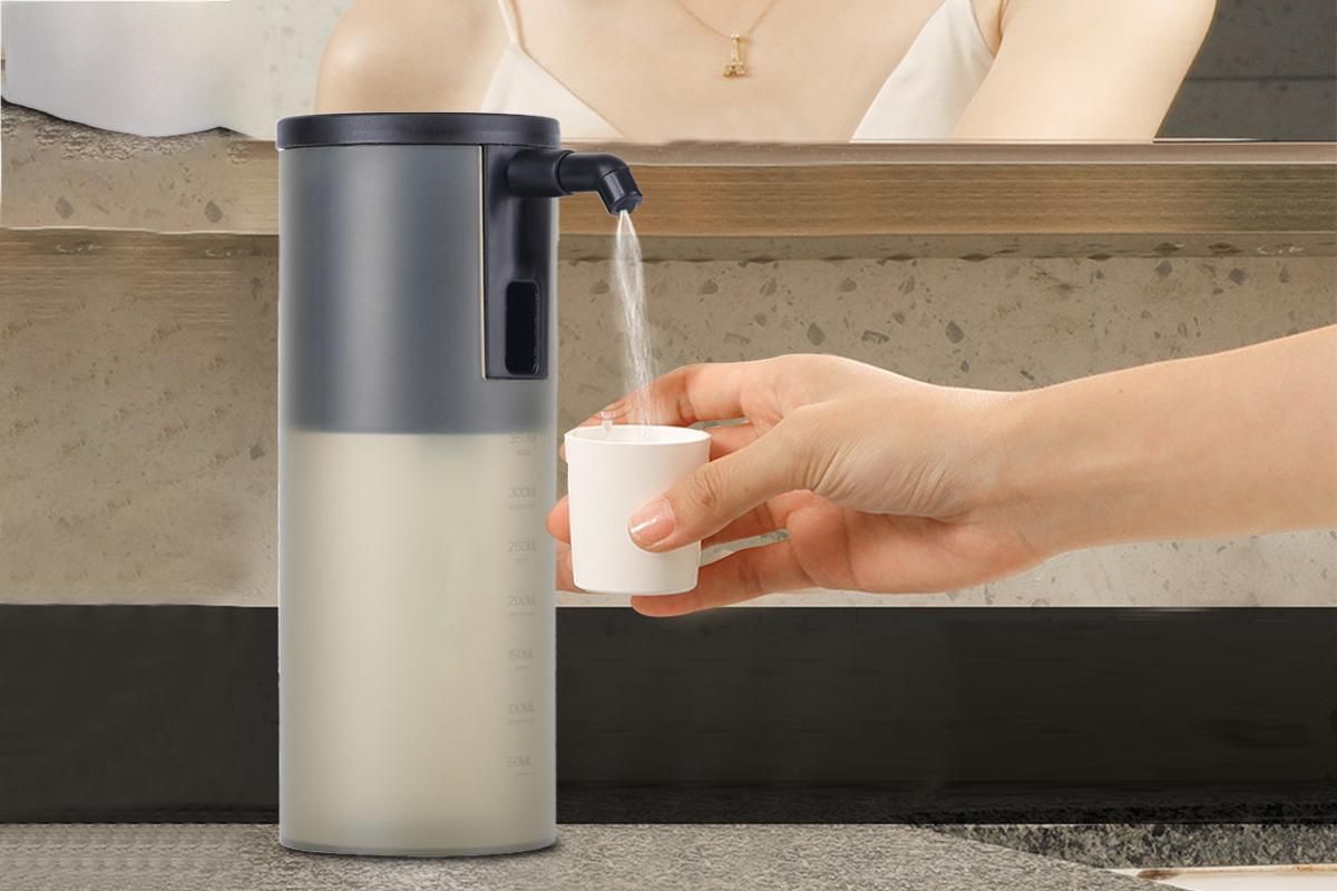 Rechargeable Portable Automatic Mouthwash Dispenser for Bathroom -Black - Image 3
