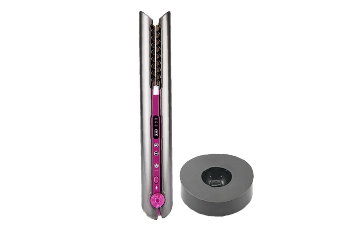 2-in-1 Rechargeable Cordless Flat Iron Hair Straightener Hair Curler - Image 3