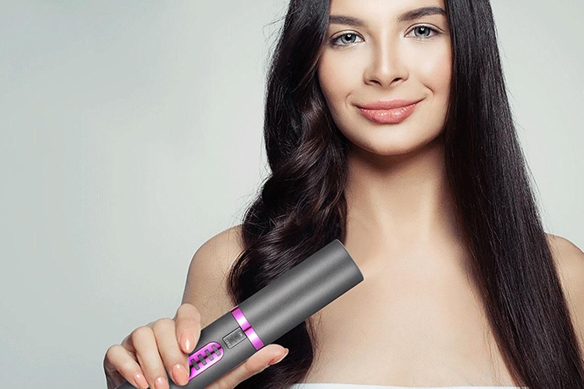 Cordless Hair Straightener and Curler 2 in 1 Mini Ceramic Flat Iron for Travel - Image 4