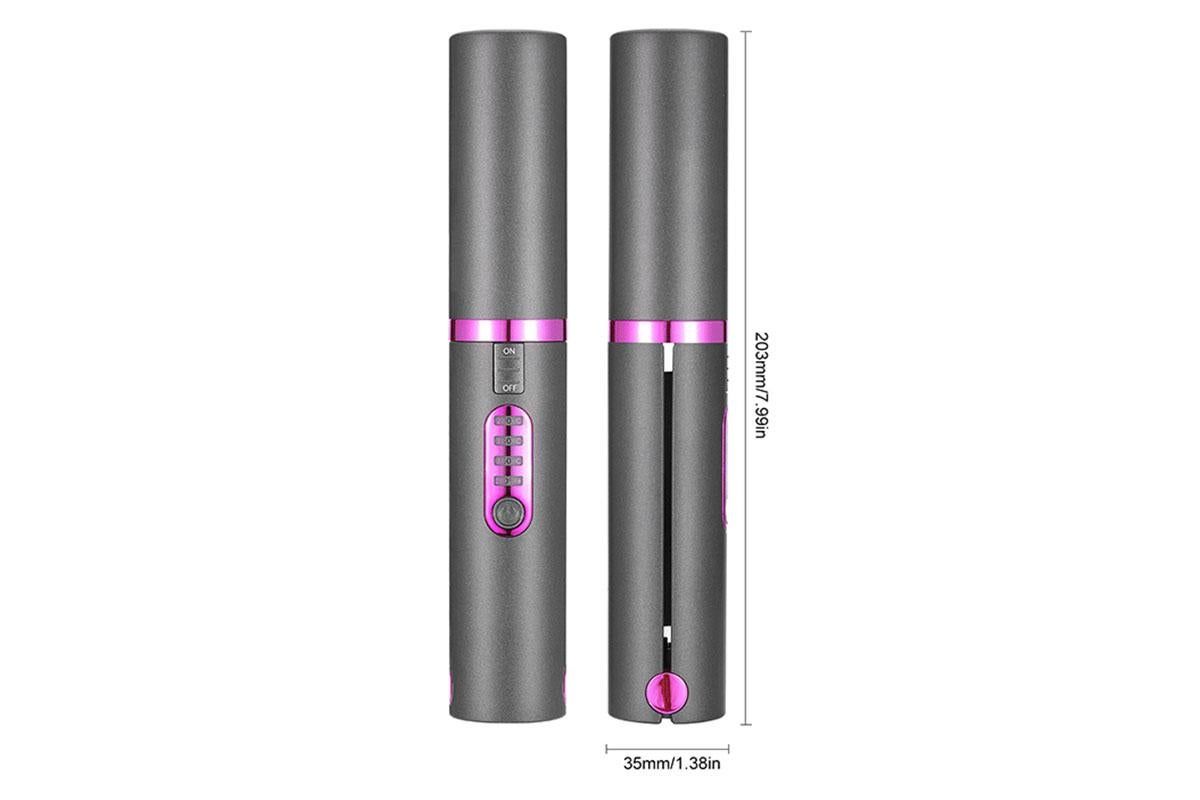 Cordless Hair Straightener and Curler 2 in 1 Mini Ceramic Flat Iron for Travel - Image 5