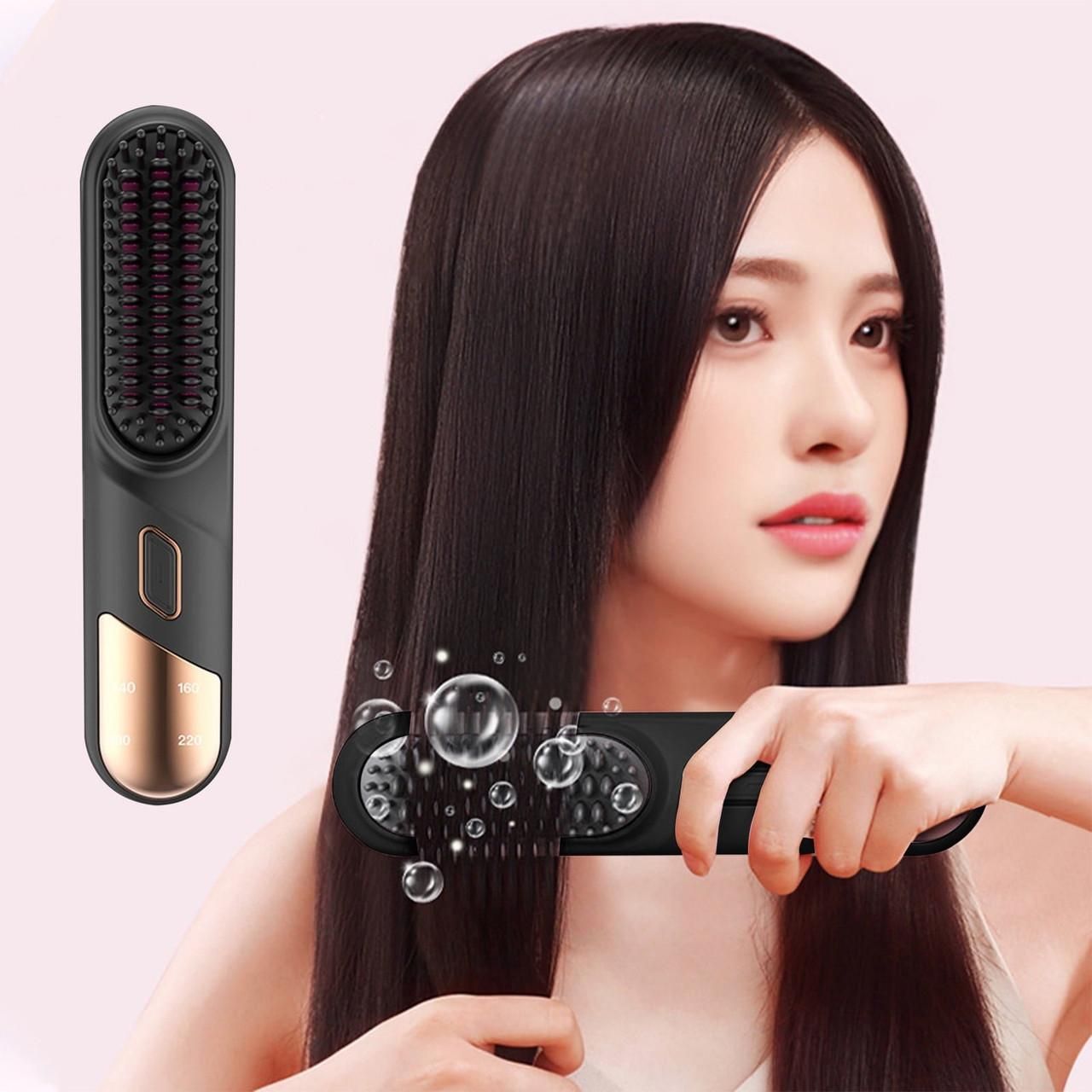 Cordless Hair Straightener and Curler 2 in 1 Mini Ceramic Flat Iron for Travel - Image 7