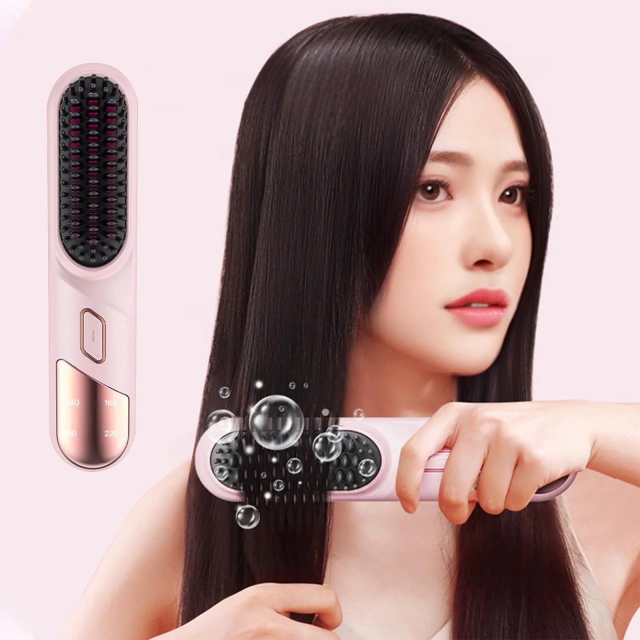 Cordless Hair Straightener and Curler 2 in 1 Mini Ceramic Flat Iron for Travel - Image 8
