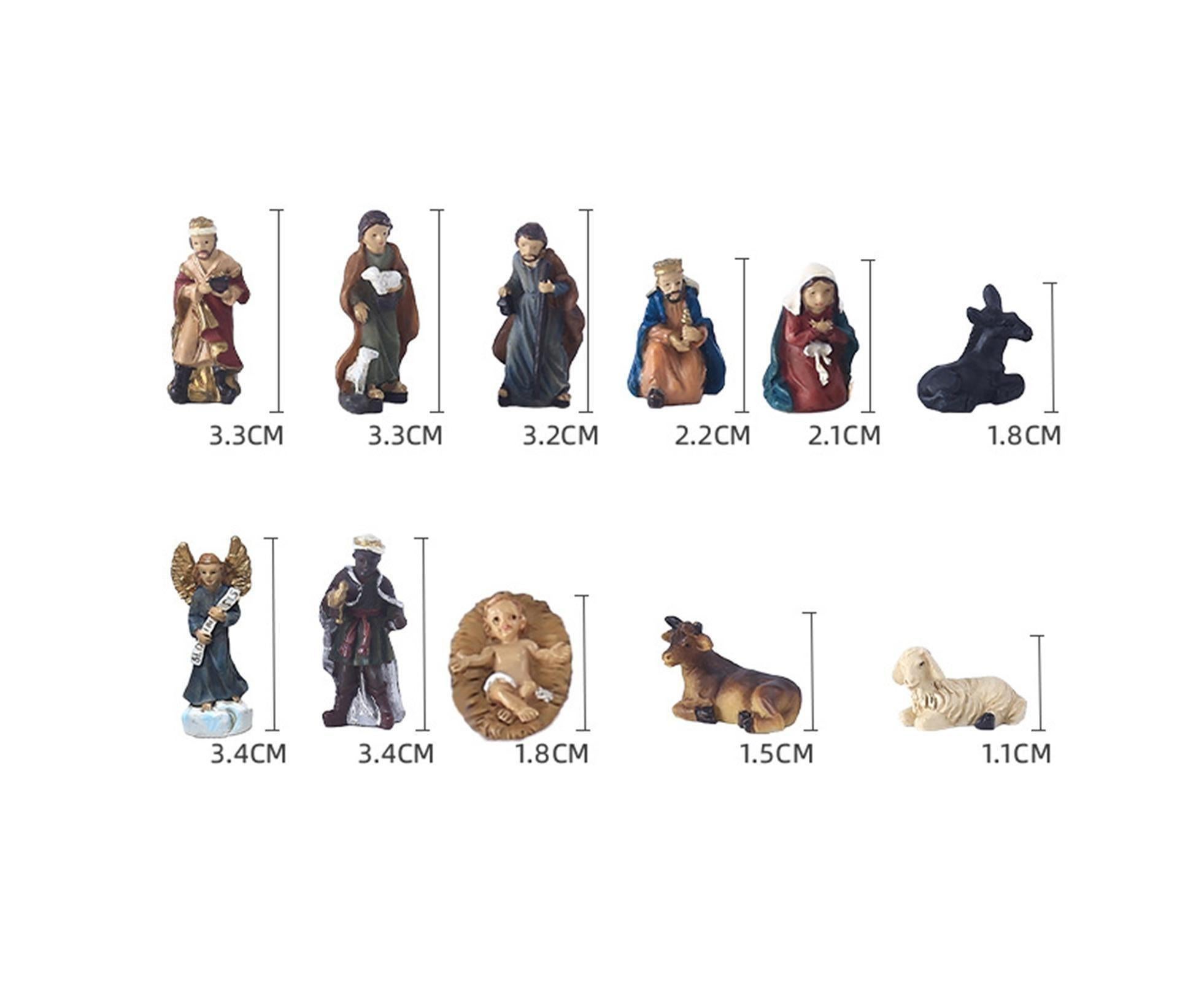 Jesus Figurine Set-Multicolor - Image 6