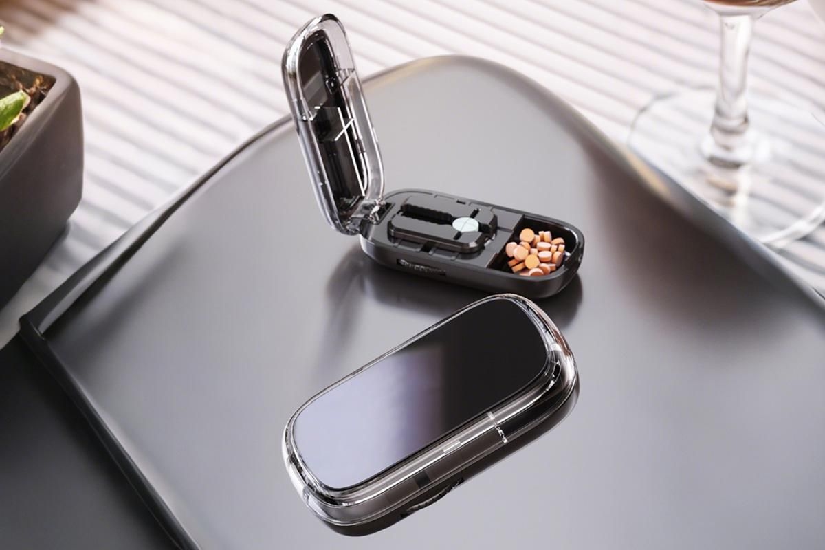 Pill Cutter Pill Splitter for Small and Tiny Pills 1/2 Adjustable Pill Organizer - Black 1/2 and 1/4 Pill Cutter - Image 6