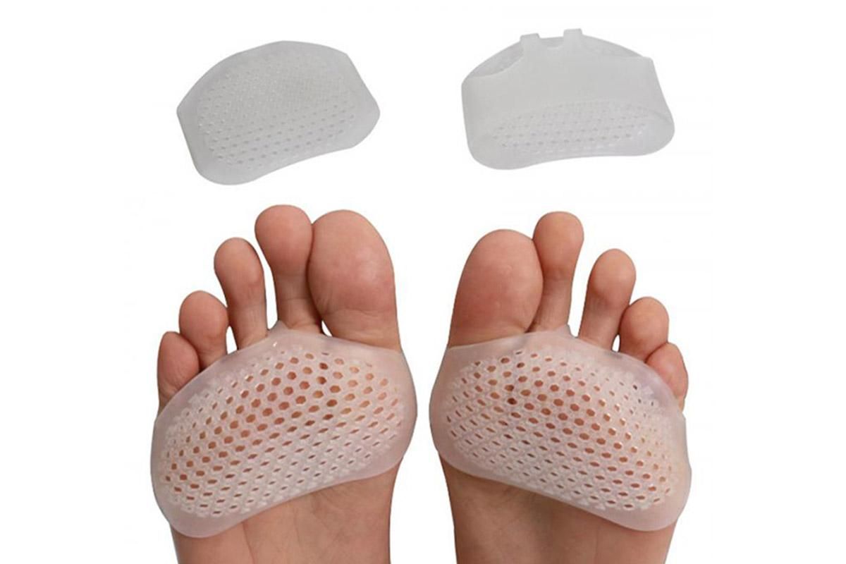 Foot Pad Cushions Gel Foot Cushion Metatarsal Pads Forefoot Pad(2Pairs) - Image 1