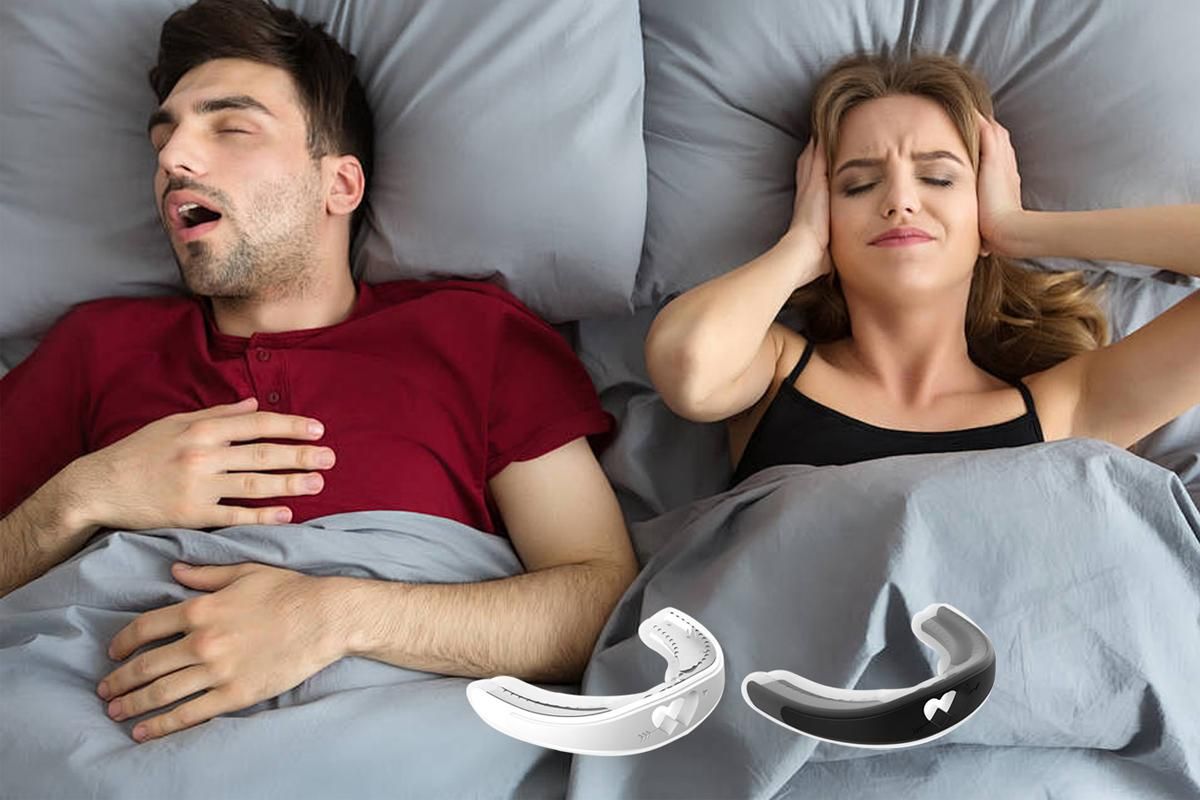 Anti-Snoring Mouth Guard Sleeping Bite Guard for Bruxism Aid Mouthpiece -Black - Image 4