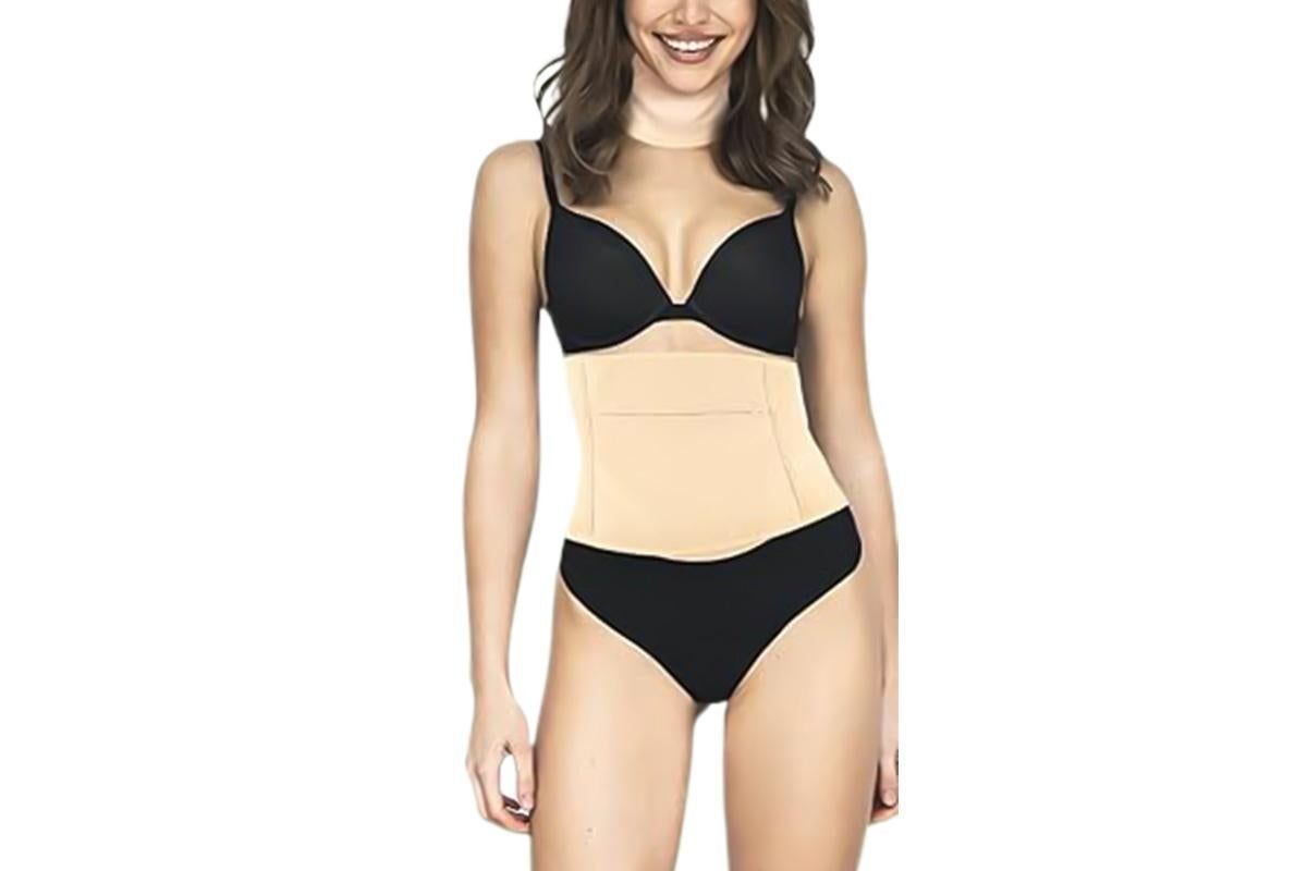 9Pcs Castor Oil Pack Kit Compress Reusable Wrap Belt Inflammation Toxin Remover Set -Nude - Image 3