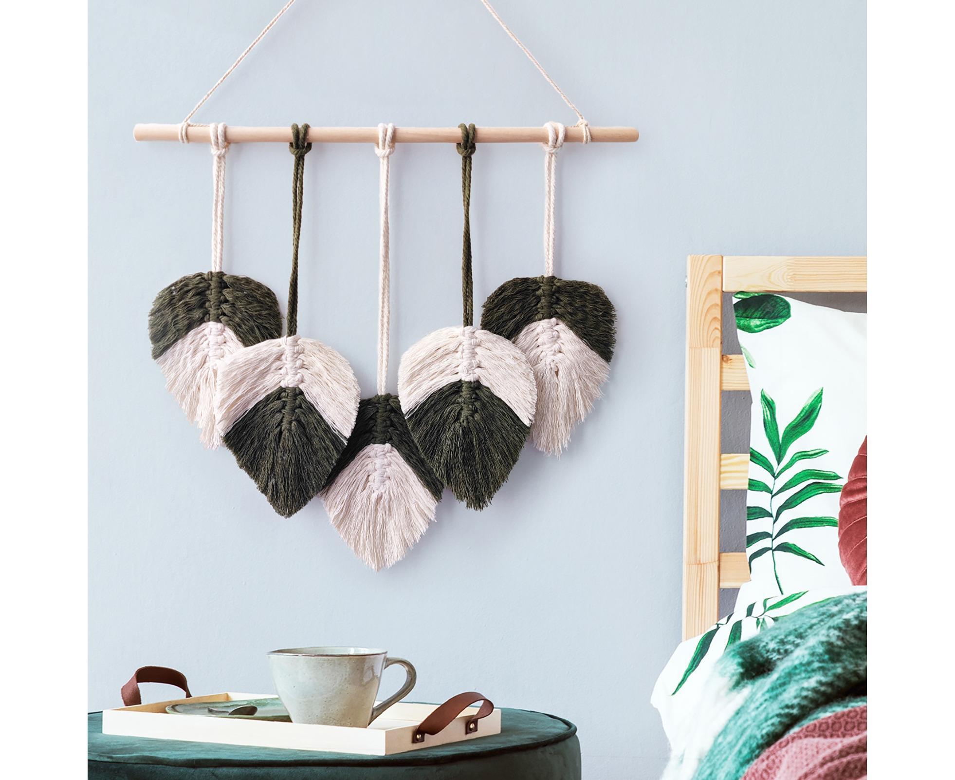 Bohemia Macrame Wall Hanging-Atrovirens - Image 5