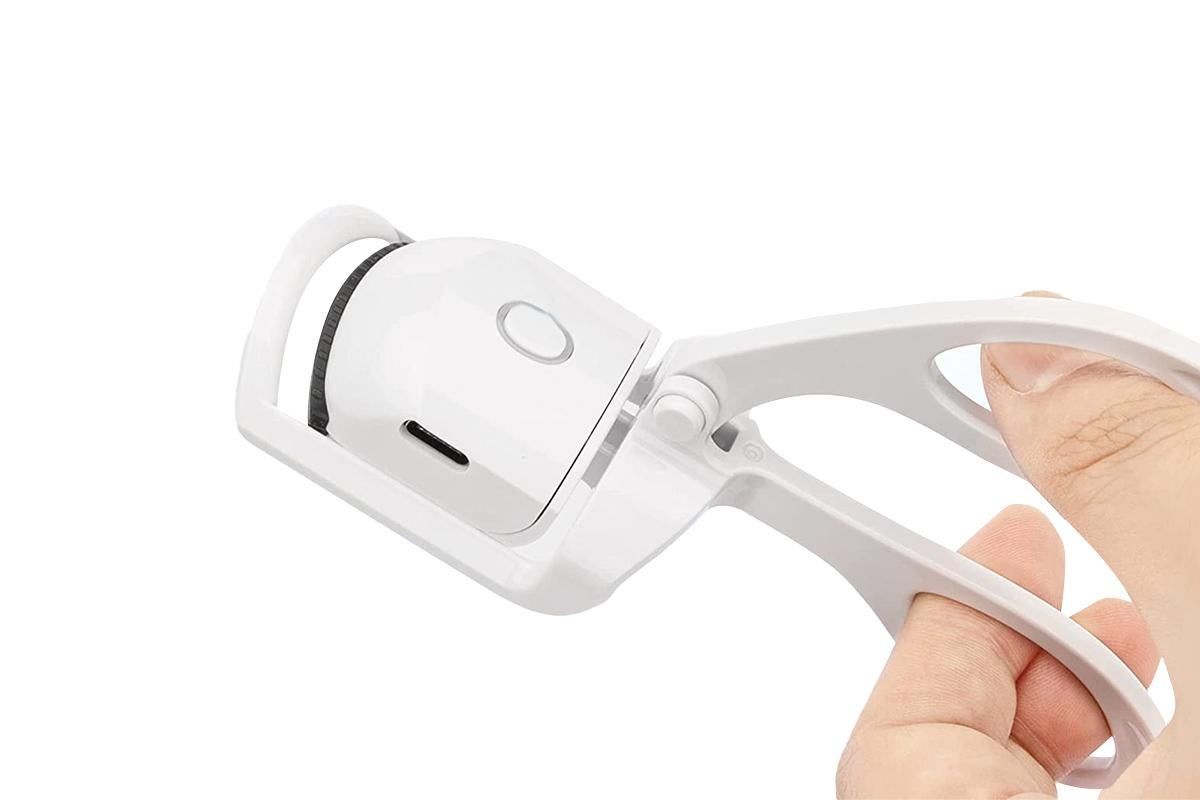 USB Rechargeable Electric Heated Curling Eyelash Tool Eyelash Curler - Image 3