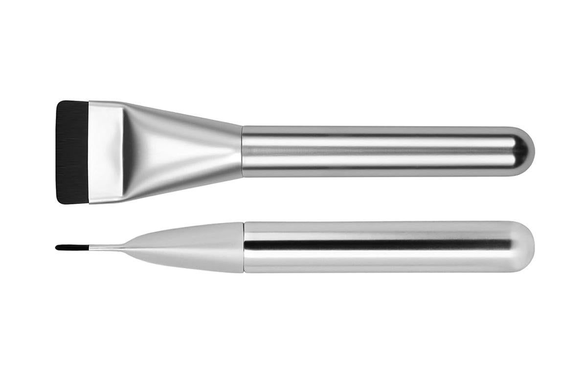 4 Pack Flat Foundation Brush Straight Head Makeup Brush for Liquid Foundation Face Mask - Image 2