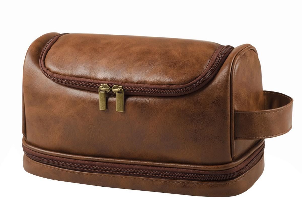 Travel Cosmetic Bag Hanging Zipper Makeup Case Organizer Storage Wash Pouch - Image 1