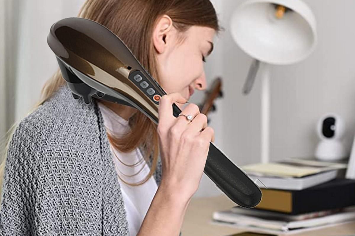 Rechargeable Hand Held Deep Tissue Massager for Muscles - Image 3