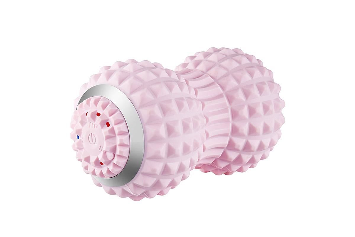 Vibrating Roller Massager Electric Massage Ball Back Foot Muscle Pain Relief -Light Pink - Image 3