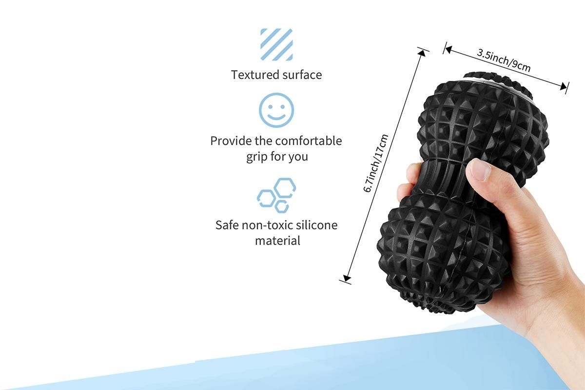 Vibrating Roller Massager Electric Massage Ball Back Foot Muscle Pain Relief -Black - Image 5