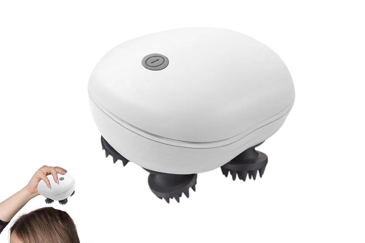 Handheld Rechargeable Electric Scalp Head Massager for Head and Body - Image 1