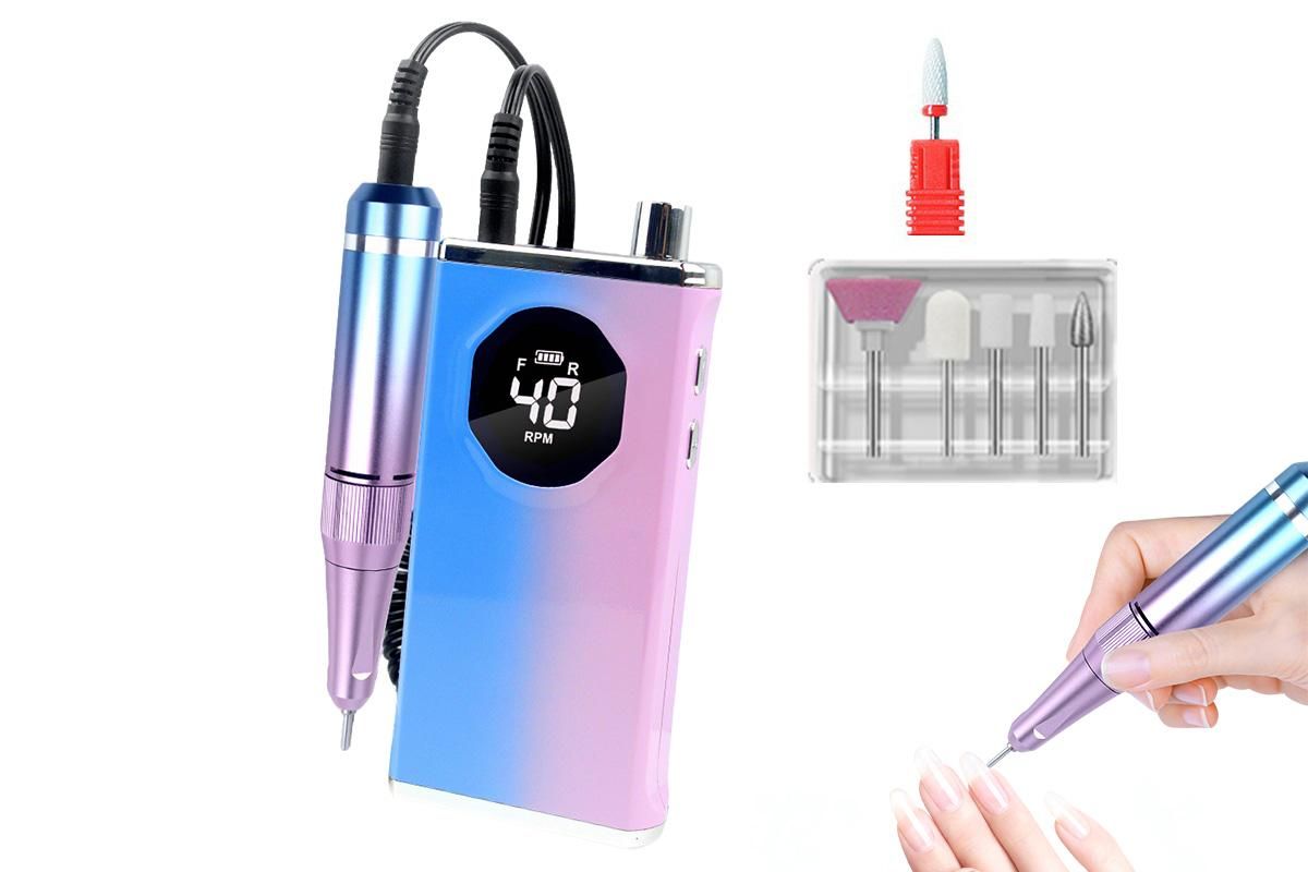 Nail Drill Professional Electric Nail File for Acrylic Gel Nails Polishing Removing - Image 1