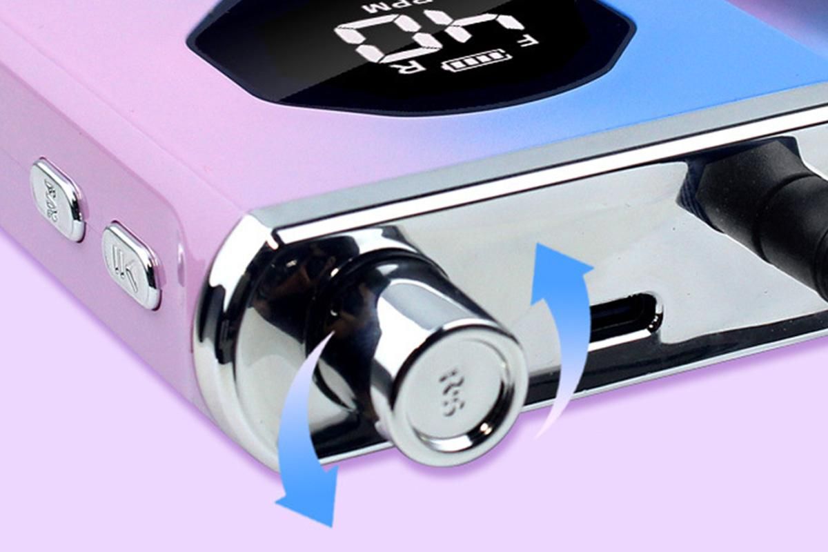 Nail Drill Professional Electric Nail File for Acrylic Gel Nails Polishing Removing - Image 5