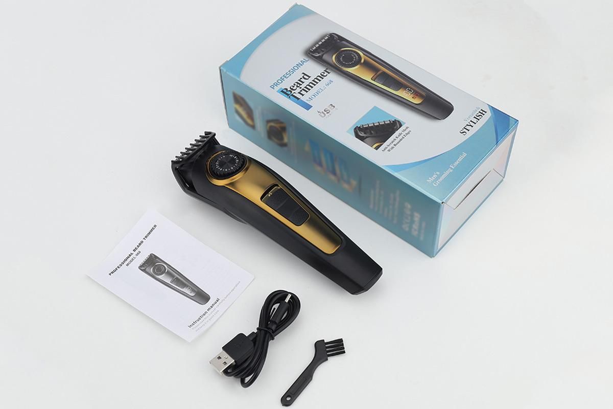 Beard Trimmer For Men Electric Adjustable Grooming Trimmer For Beard - Image 4