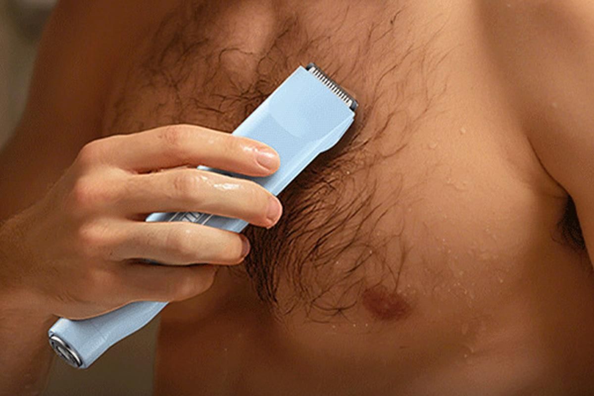 3-in-1 Electric Shaver Nose Hair Trimmer for Face Body Bikini Underarm and Legs - Blue - Image 4