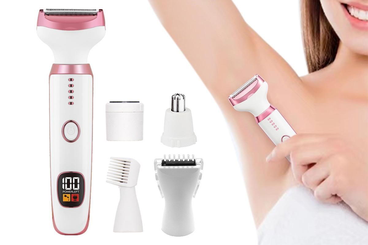 5 In 1 Electric Razor Shavers For Women Bikini Trimmer Face Razors Eyebrow Trimmer - Image 1