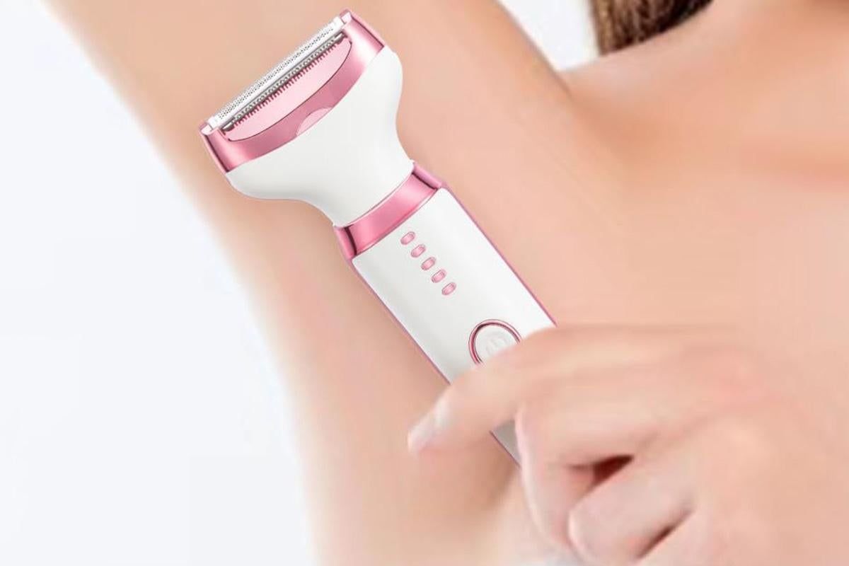 5 In 1 Electric Razor Shavers For Women Bikini Trimmer Face Razors Eyebrow Trimmer - Image 2