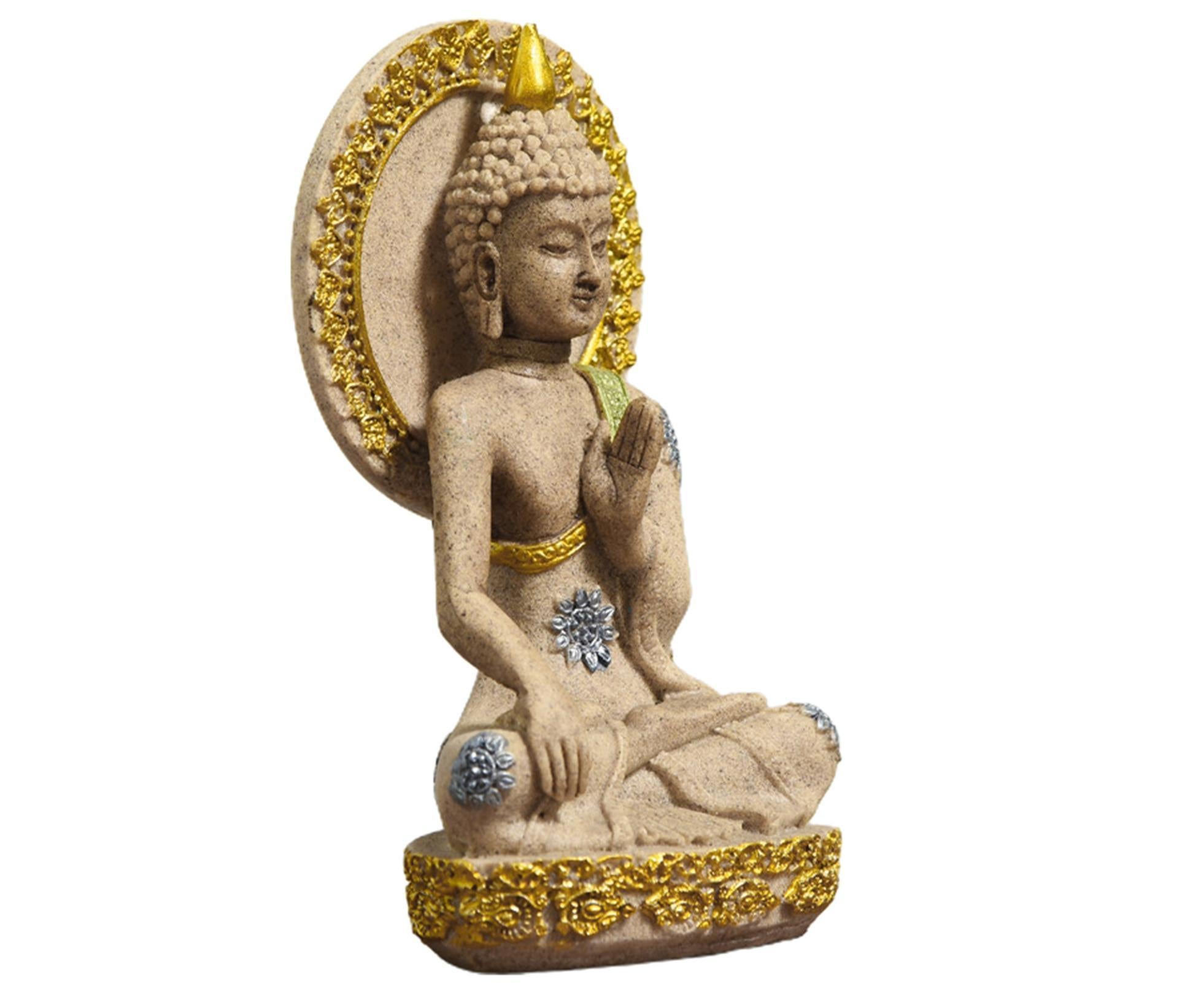 Meditation Buddha Ornament-Golden - Image 2