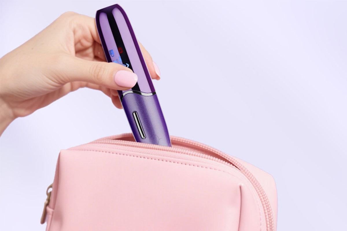 6-in-1 Women Electric Shaver Replaceable Heads for Whole Body Private Epilator Shaving Razor - Purple - Image 4