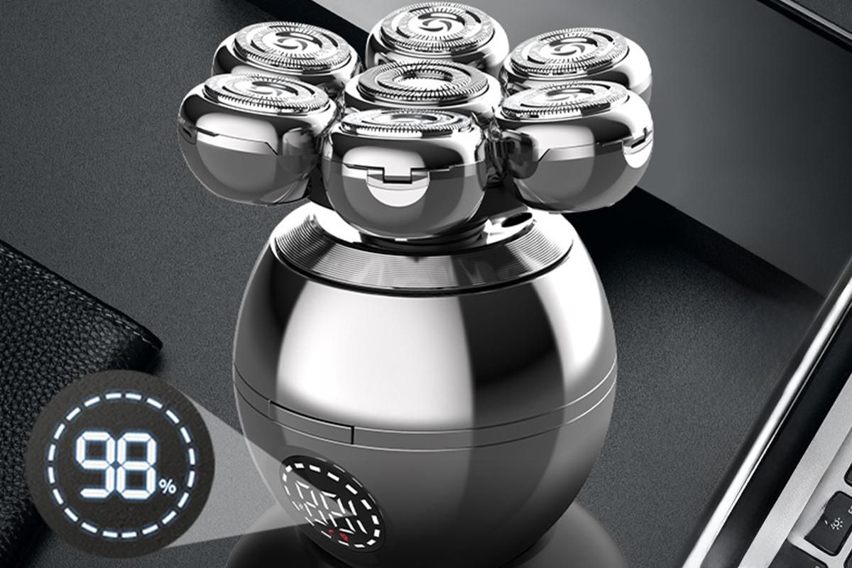 5 in 1 Men Electric Shaver 7 Blades Waterproof Facial Hair Grooming Kit - Image 3