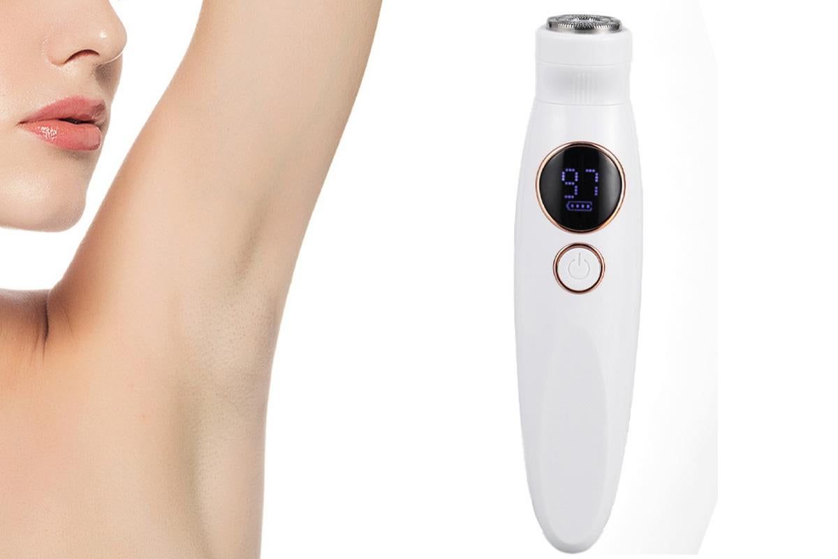 5 in 1 Lady Shavers for Women Bikini Trimmer with LED Display for Underarm Legs - Image 3
