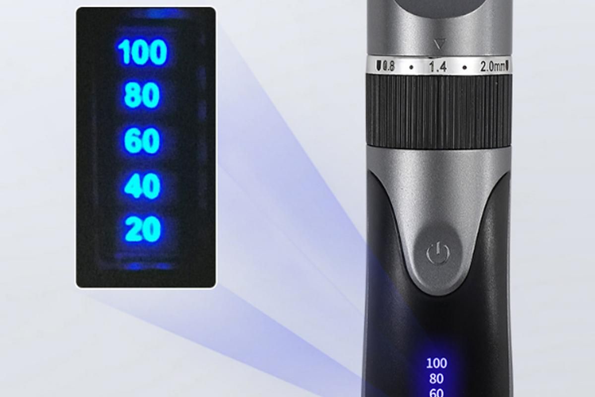 Hair Clippers for Men Professional Cordless Barber Clippers Cutting Mens Hair Trimmer with 4 Guards Mens Cutting Kit -Grey - Image 2