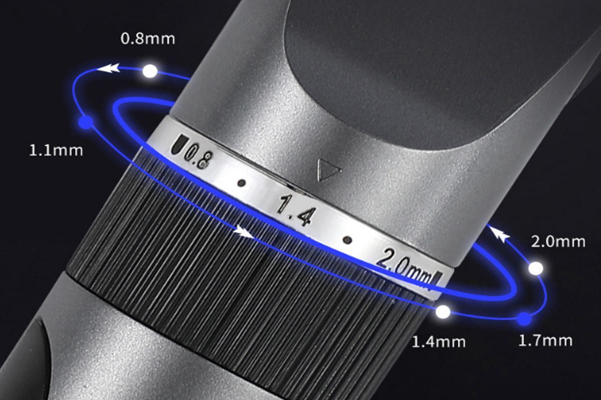 Hair Clippers for Men Professional Cordless Barber Clippers Cutting Mens Hair Trimmer with 4 Guards Mens Cutting Kit -Grey - Image 3