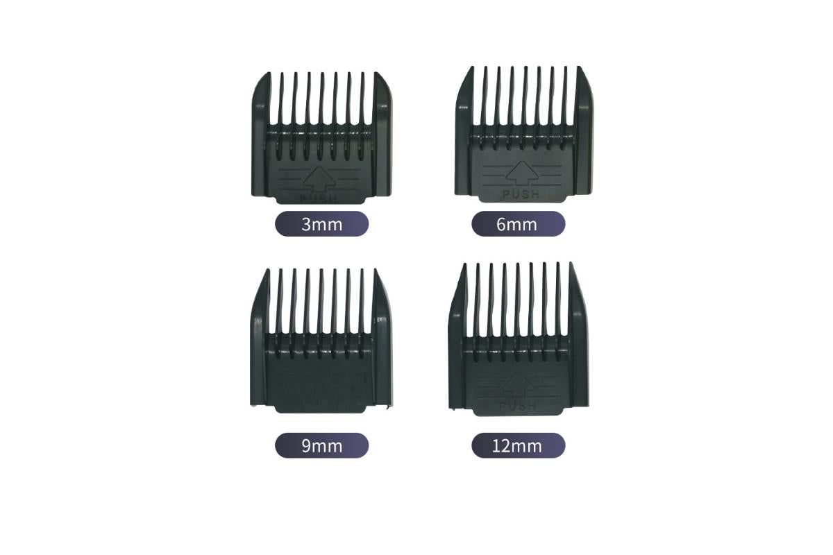 Hair Clippers for Men Professional Cordless Barber Clippers Cutting Mens Hair Trimmer with 4 Guards Mens Cutting Kit -Grey - Image 4